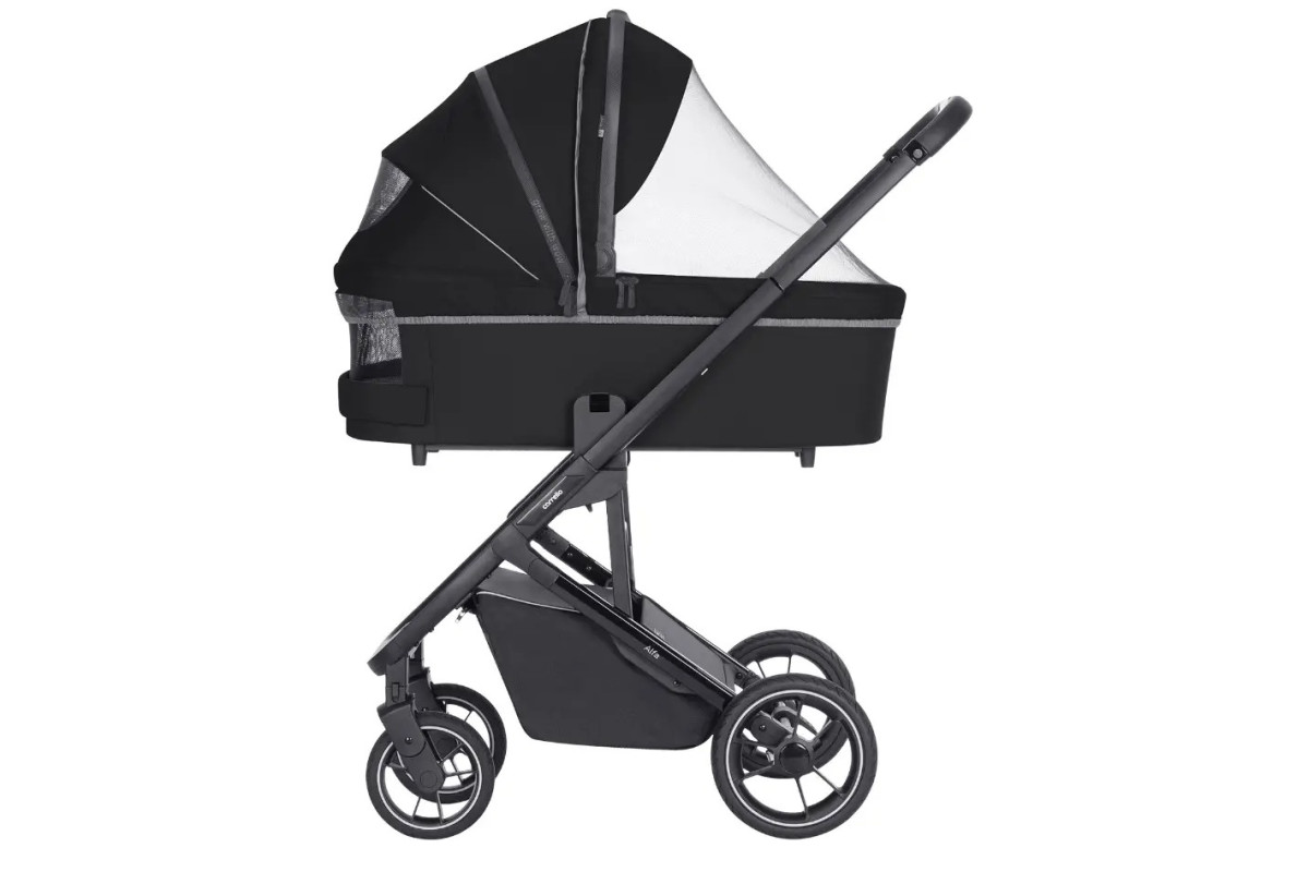 Коляска універсальна CARRELLO Alfa/W CRL-6507 (2in1) Midnight Black