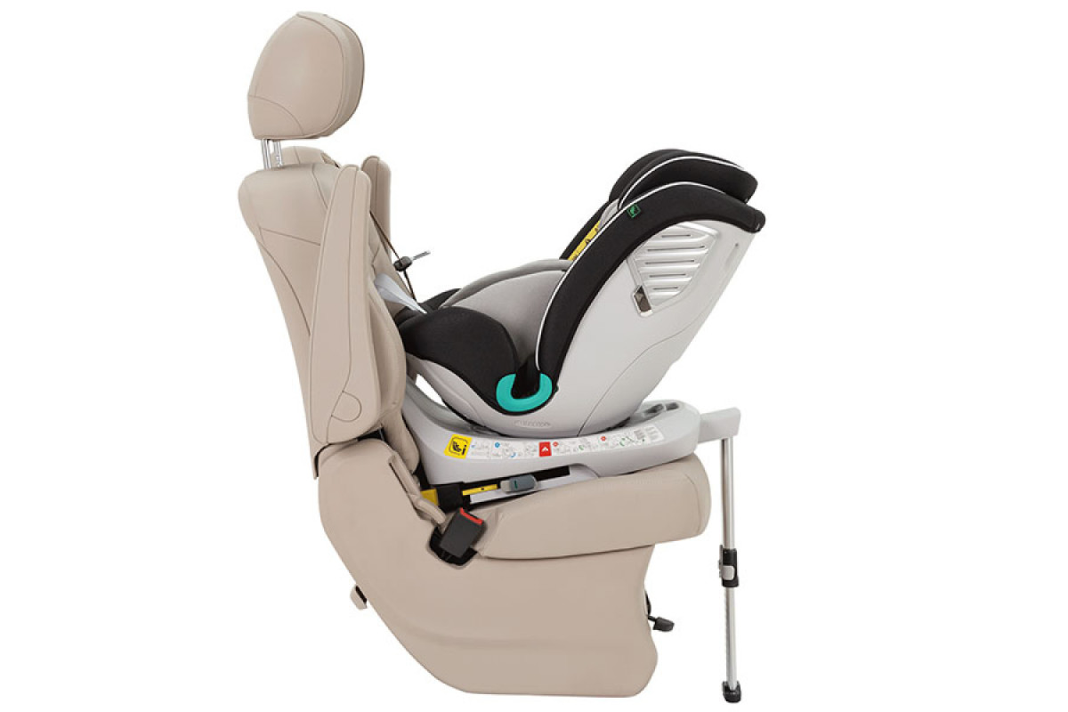 Автокрісло CARRELLO Revolt CRL-15805 Sky Grey i-Size 40-150см ISOFIX, поворот, опор.стійка