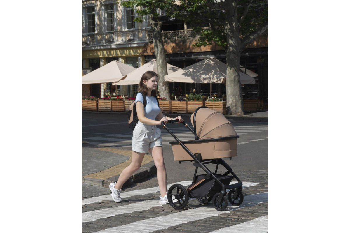 Коляска універсальна CARRELLO Sigma CRL-6509 NF (2in1) Cream Beige