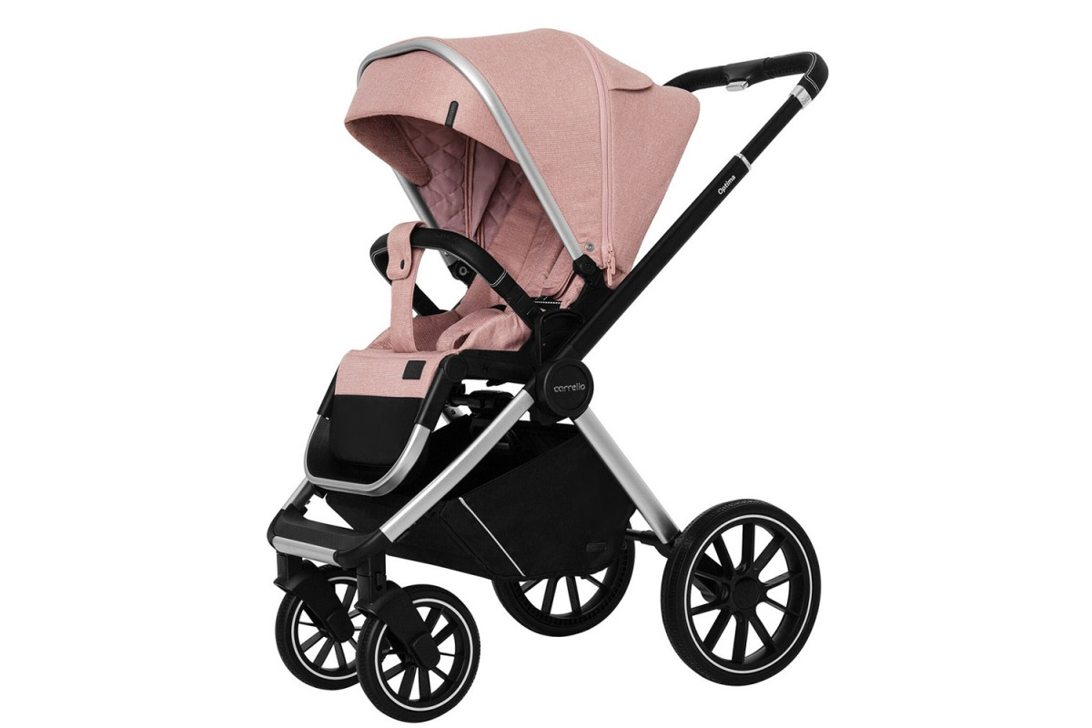 Коляска універсальна CARRELLO Optima CRL-6504 (3in1) Hot Pink