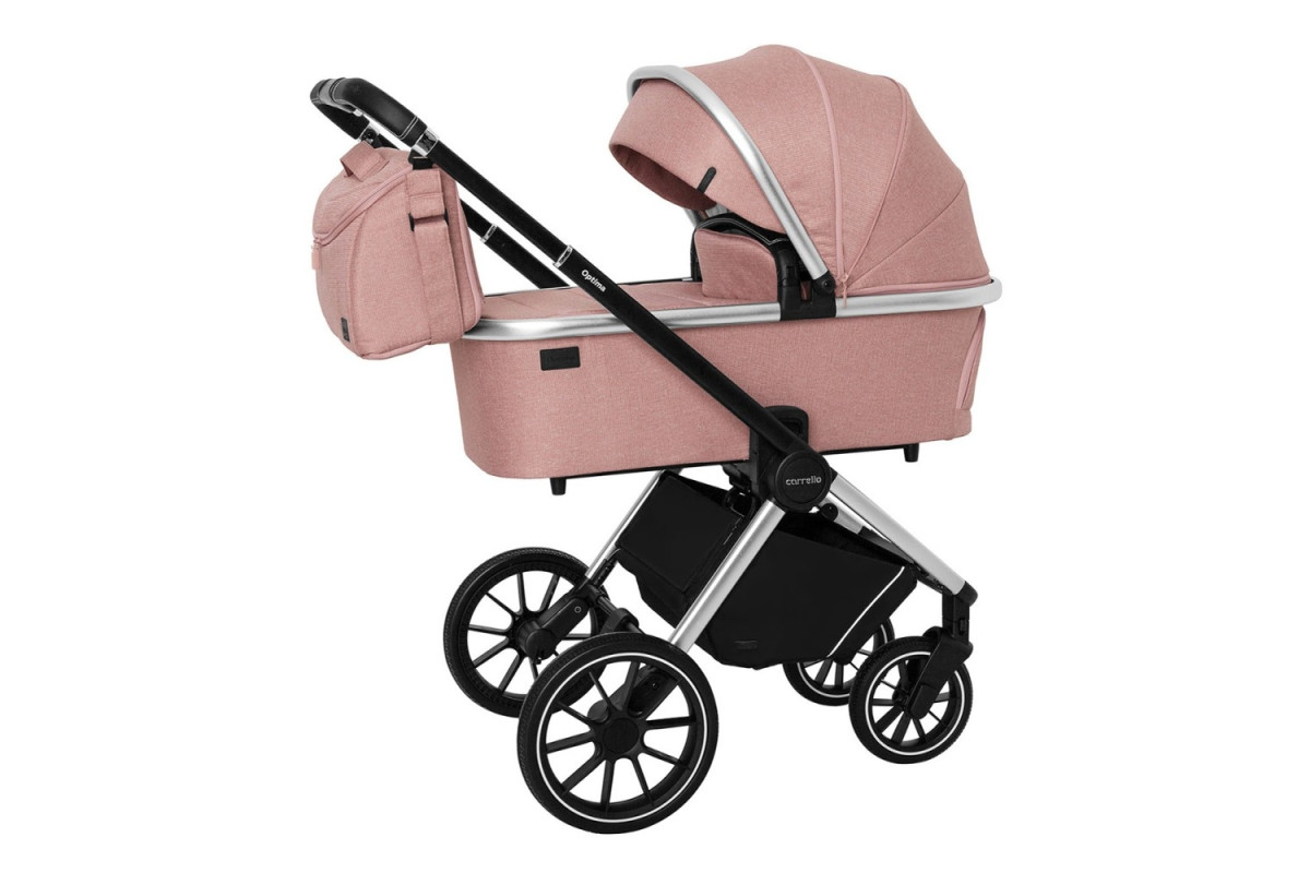 Коляска універсальна CARRELLO Optima CRL-6504 (3in1) Hot Pink