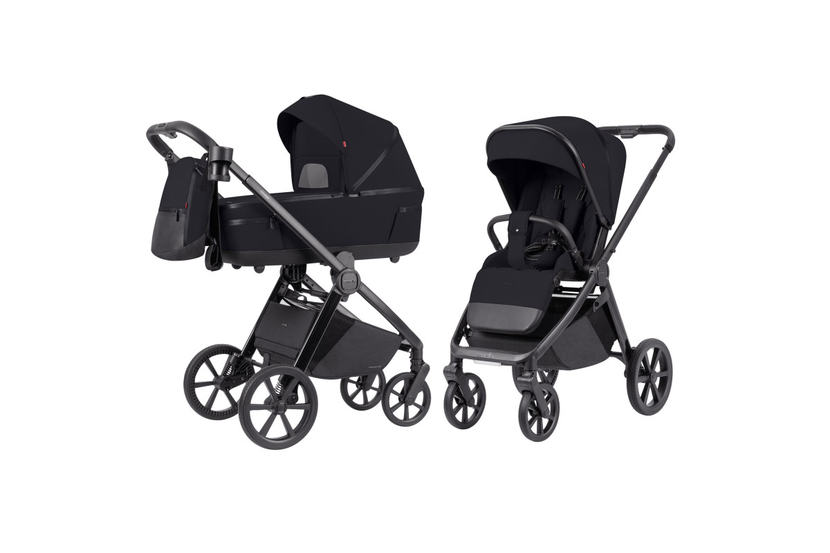 Коляска універсальна CARRELLO Omega CRL-6540 (2in1) Cosmo Black