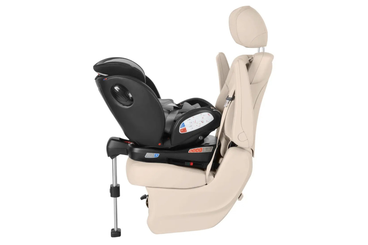 Автокрісло CARRELLO Asteroid+ CRL-15801 Shale Grey 0+1/2/3 ISOFIX з поворотом та опорною стійкою