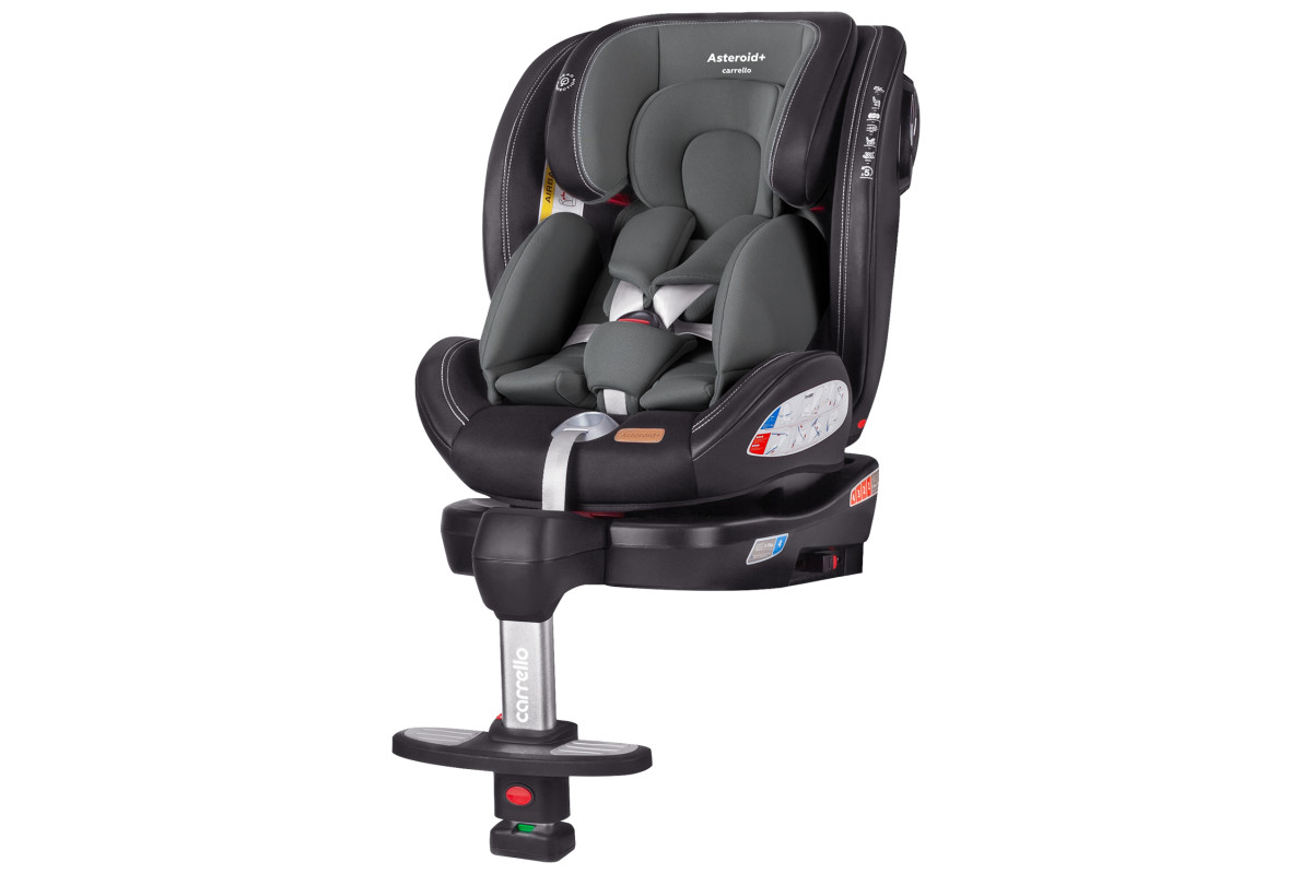 Автокрісло CARRELLO Asteroid+ CRL-15801 Shale Grey 0+1/2/3 ISOFIX з поворотом та опорною стійкою