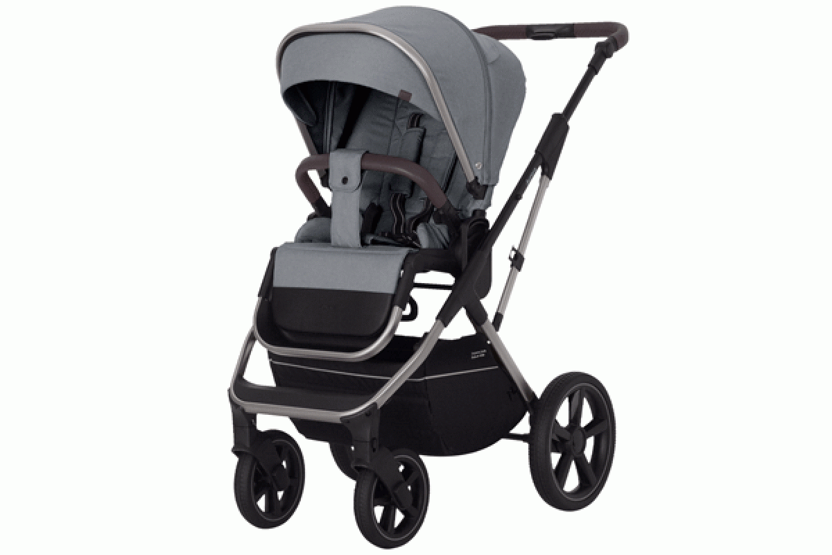 Коляска універсальна CARRELLO Aurora CRL-6502/2 (3in1) Silver Grey