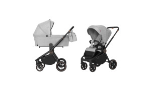 Коляска універсальна CARRELLO Epica CRL-8510/1 (2in1) Silver Grey