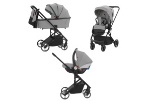 Коляска універсальна CARRELLO Alfa CRL-6508 (3in1) Cloud Grey