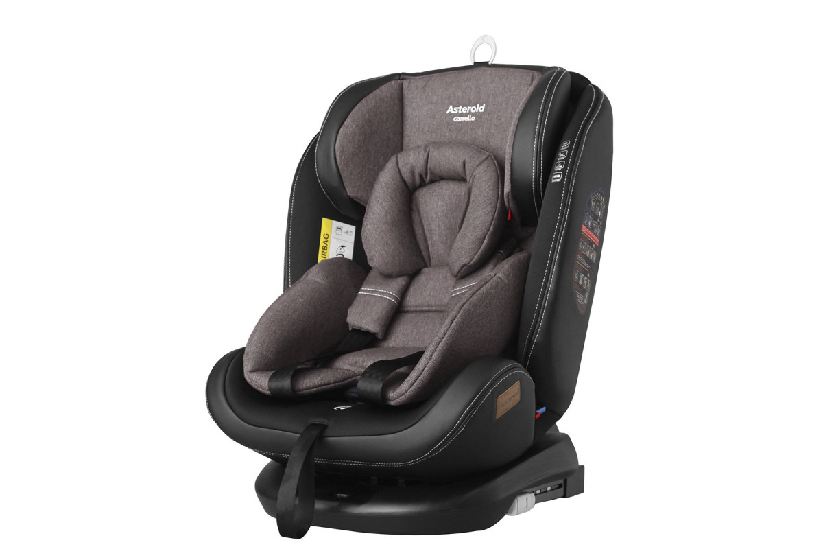 Автокрісло Asteroid CRL-12801/2 Lunar Beige 0 + 1 + 2 + 3 ISOFIX з поворотом CARRELLO