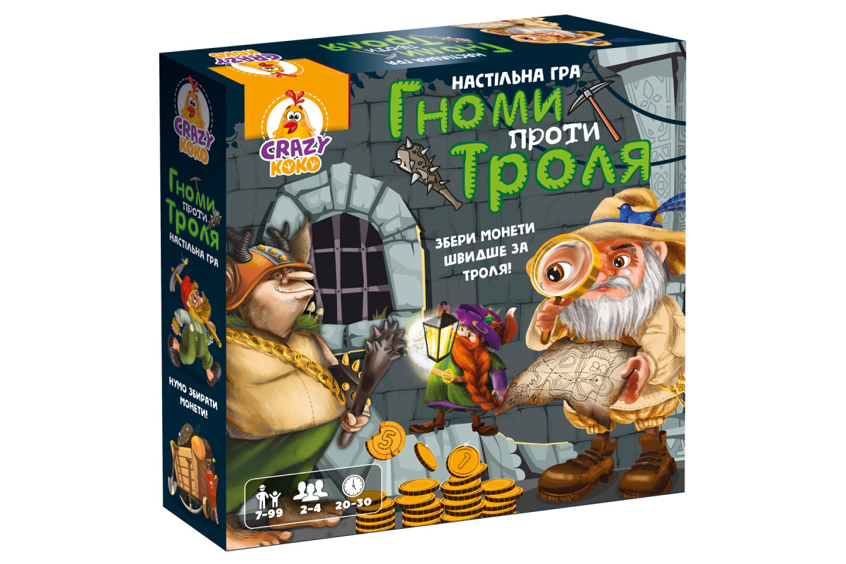 Настільна розважальна гра, "Гноми проти троля" VT8055-36 Vladi Toys