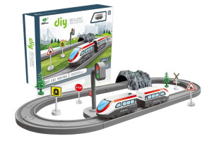 Залізна дорога на батарейках, в коробці AU1880 р.41*10*29см