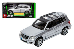 Автомодель - MERCEDES BENZ GLK-CLASS (асорті червоний, сріблястий, 1:32) 18-43016 BBURAGO