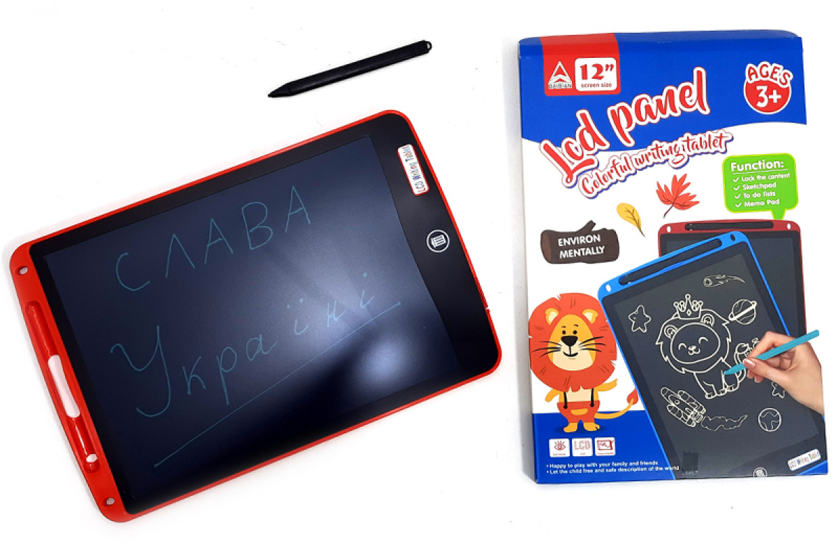 Планшет для малювання LCD Writing Tablet 12'' монохромний 1202 р.28*19*0,8см