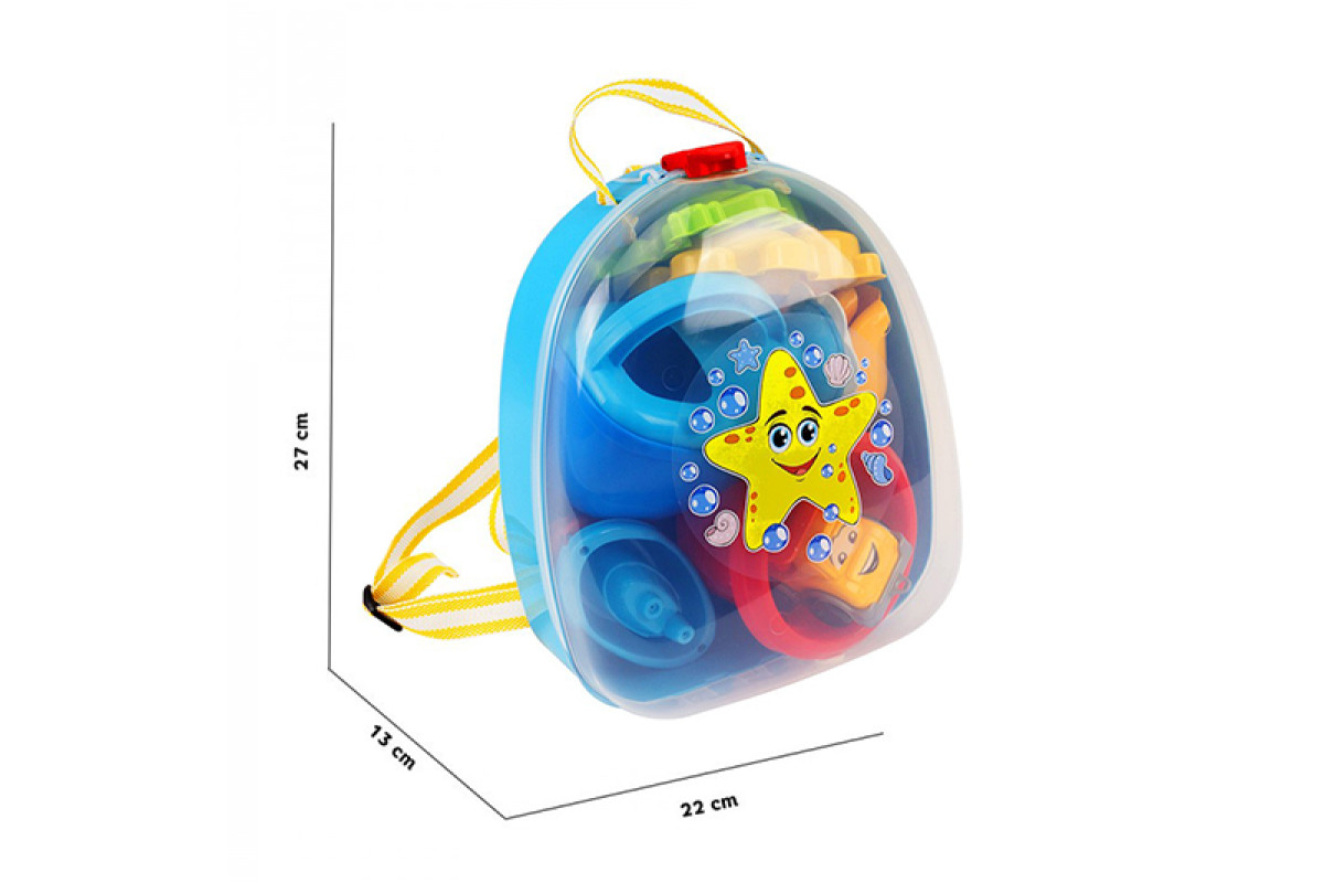 Рюкзак з набором для гри з піском 8881 ТЕХНОК