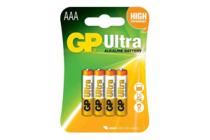 Батарейки GP 24AU LR03 Ultra Alkaline C4 4шт.