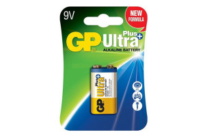 Батарейка 6F22 GP 1604AUP C1 Ultra Plus Alkaline 1шт.