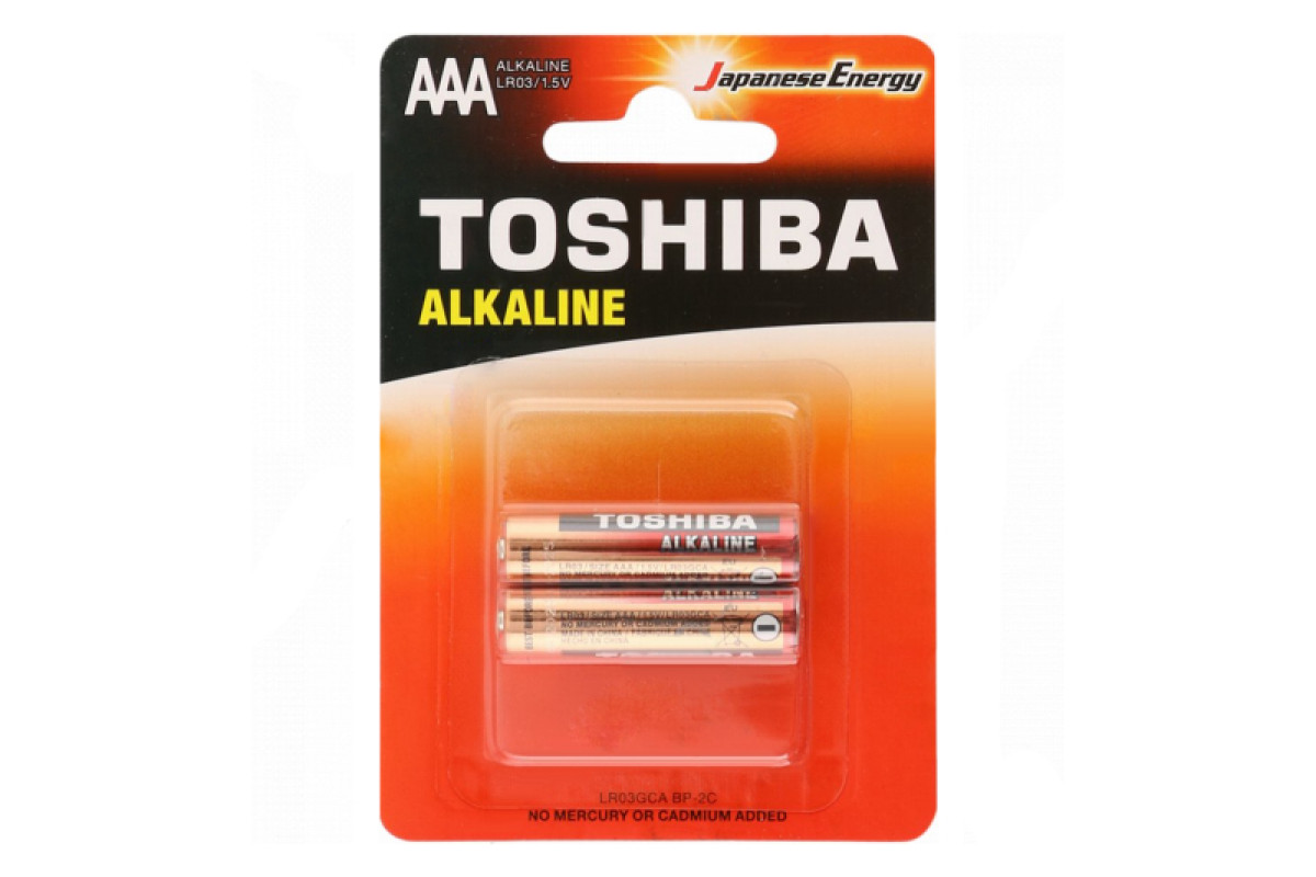 Батарейки Toshiba Blue Line LR03 Alkaline 2 шт.