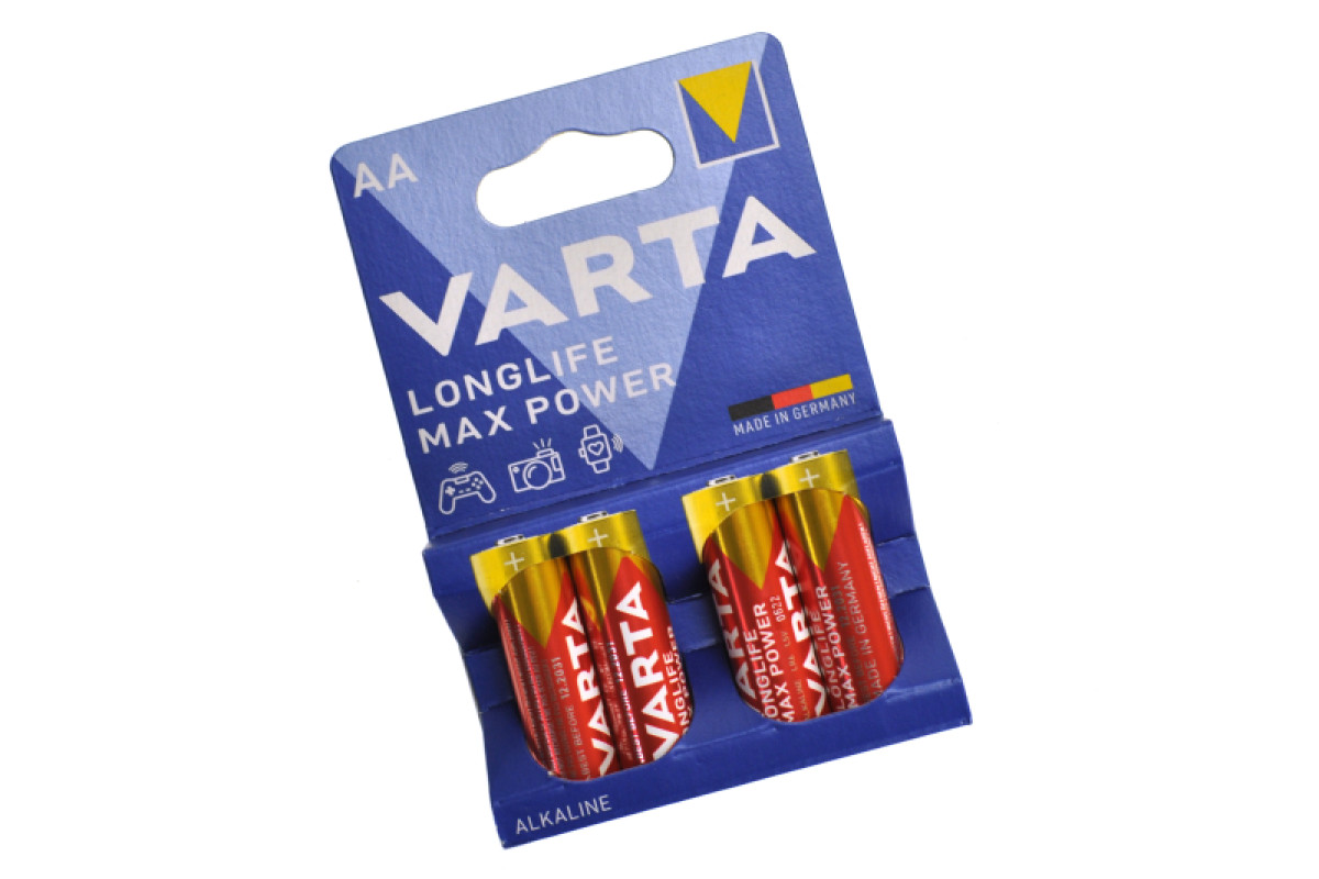 Батарейки Varta  LR-6  MAX POWER alkalin  4 шт. блістер