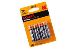 Kodak xtralife alkalin LR-06. 4 шт. блістер