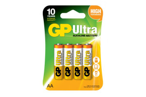 Батарейки GP 15AU LR06 Ultra Alkaline C4 4шт.