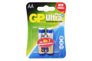 Батарейки GP 15AUP LR06 Ultra Plus Alkaline C2 2шт.