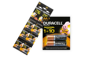 Батарейки Duracell LR-06 MN1500 10*2 відривна