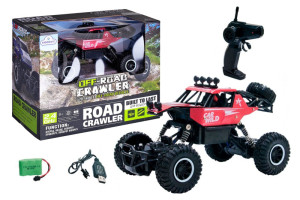 Автомобіль OFF-ROAD CRAWLER на р/к - CAR VS WILD (червоний, акум. 3,6V, метал. корпус, 1:20)