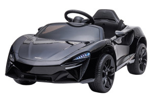 Електромобіль McLaren JL211 чорний, шкіряні сидіння, колеса EVA, MP3, Р/К, 12В*7АH, 2*25W