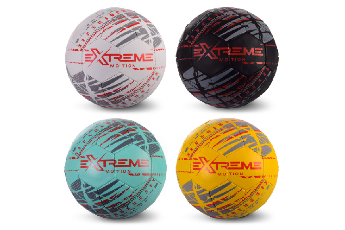 М'яч футбольний FP2101 Extreme Motion №5,PAK MICRO FIBER,350 гр, ручна зшивка, камера PU, MIX 4 кольори Пакистан