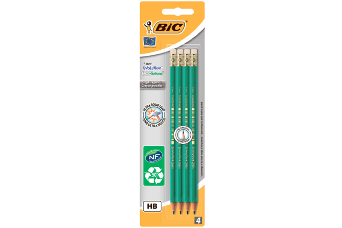 Олівець чорнографітовий BIC 