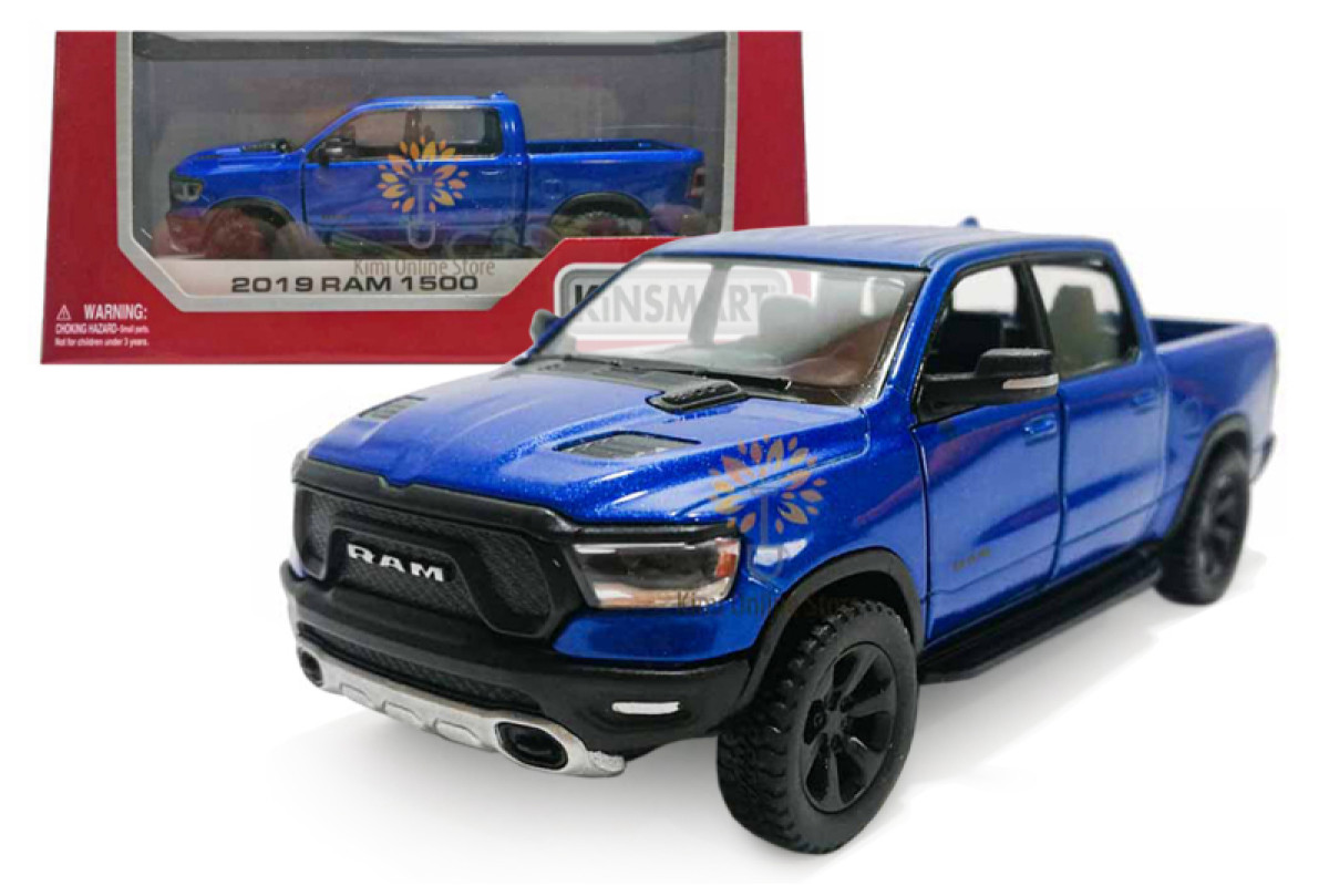 Модель пікап KINSMART DODGE RAM 5'' KT5413W метал., інерц., відкр. двері, 4 кольори, коробка