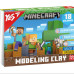 Пластилін Yes Minecraft 18 кольорів 360г 540678