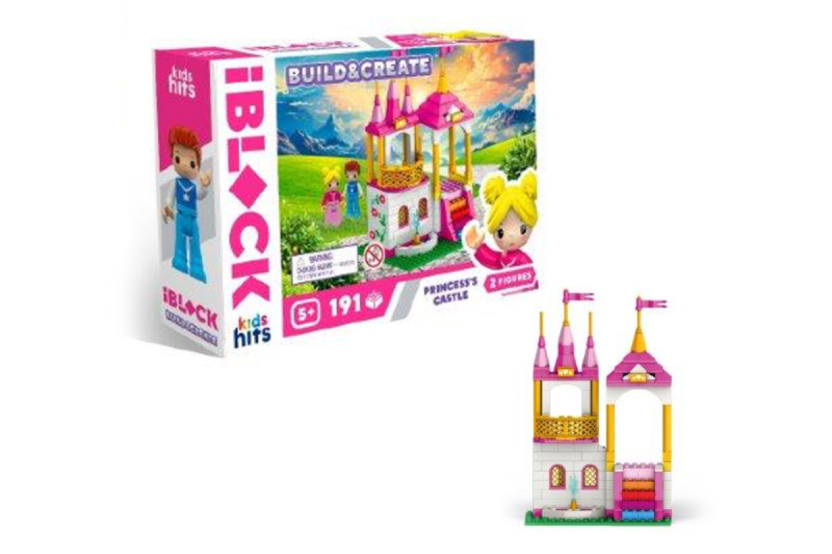 Конструктор Kids hits IBLOCK JUNIOR KH08/007/2 191 деталей коробка 24*16*6 см