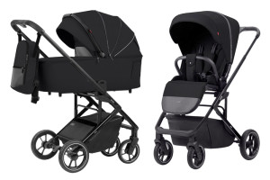 Коляска універсальна CARRELLO Alfa/W CRL-6507 (2in1) Midnight Black