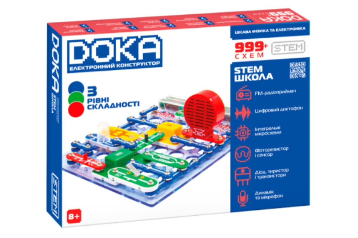 Конструктор електронний DOKA ШКОЛА 