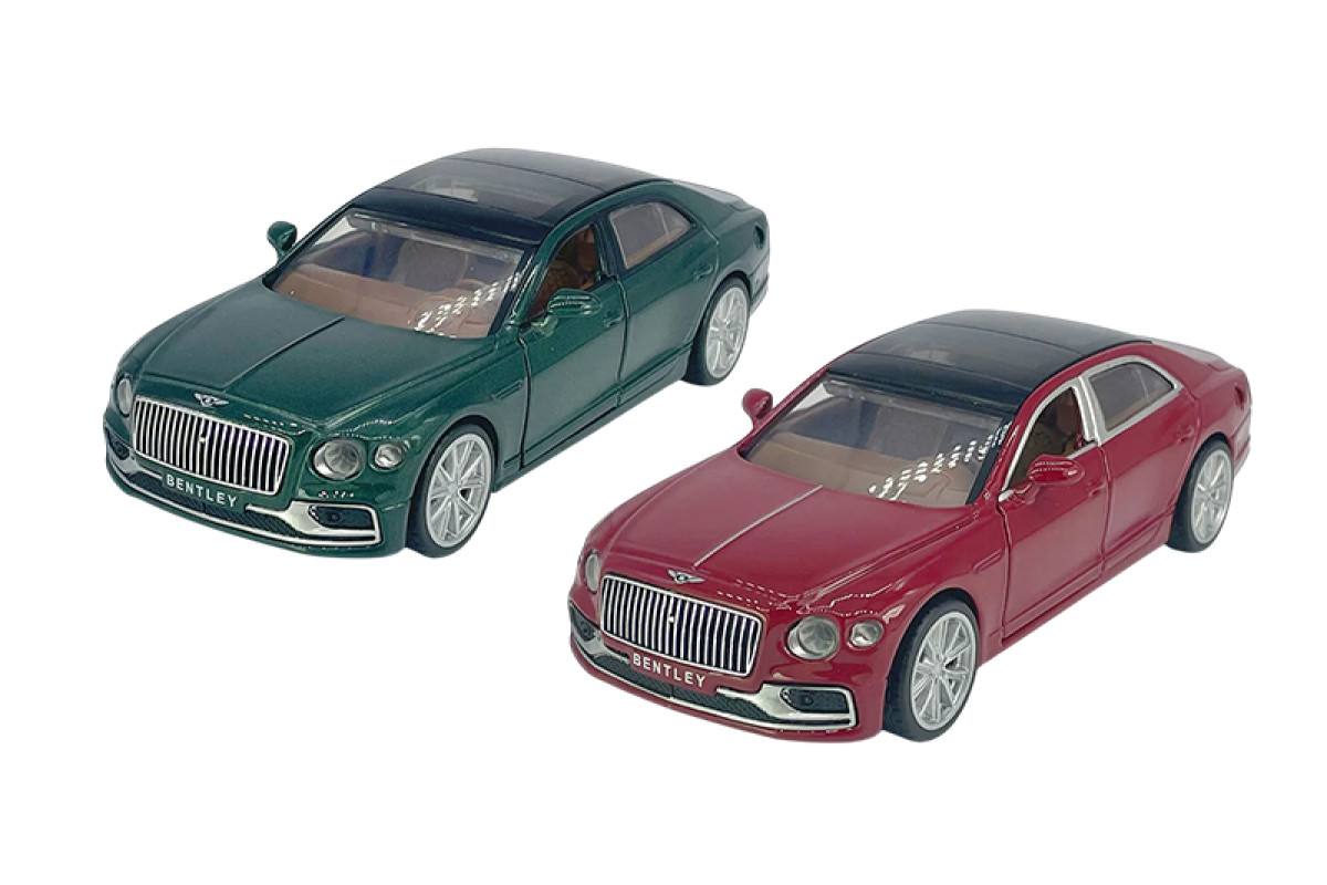 Машина металева АВТОПРОМ 4380 1:47 Bentley Flying Spur Hybrid, відкр.двері,короб. 14,5 * 6,5 * 7см