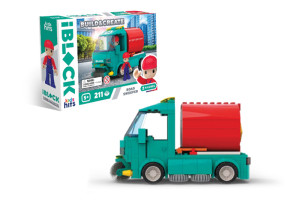 Конструктор Kids hits IBLOCK JUNIOR  KH17/005/3 211 деталей Прибиральник доріг короб. 24*16*6см