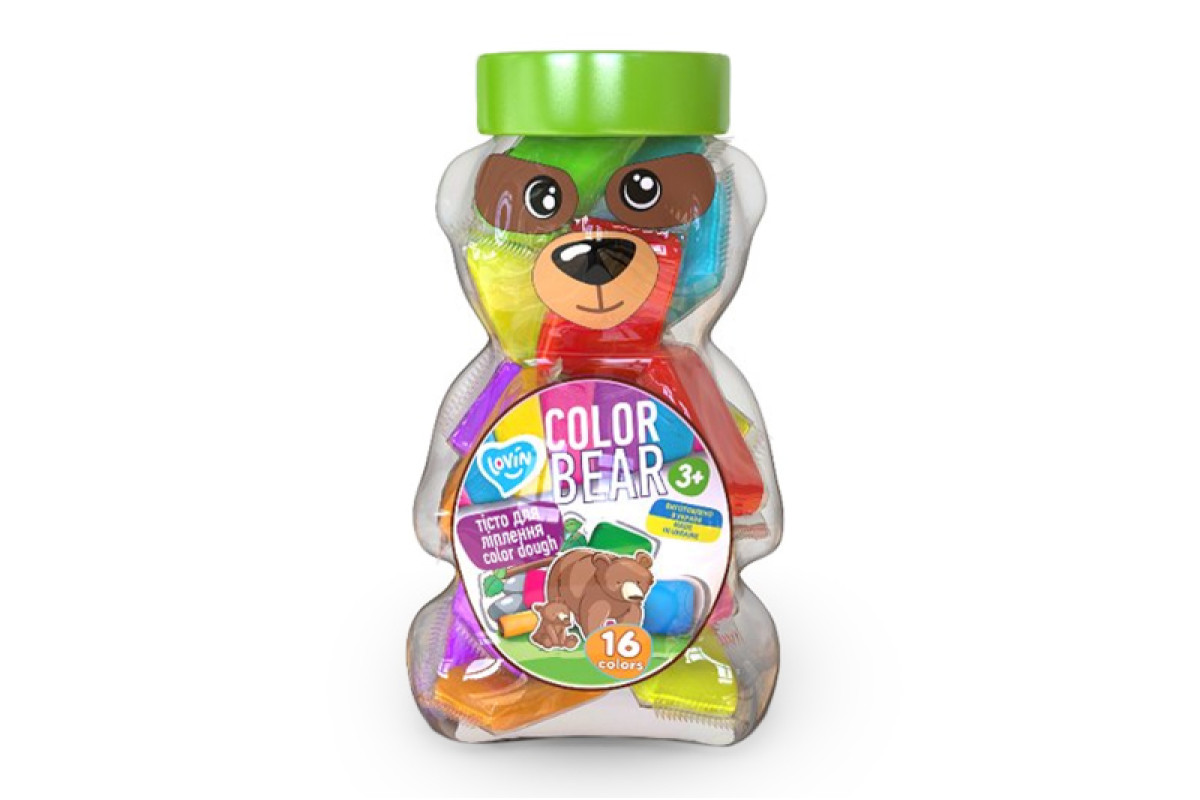 Набір для ліплення з тістом Color Bear ТМ Lovin 41185