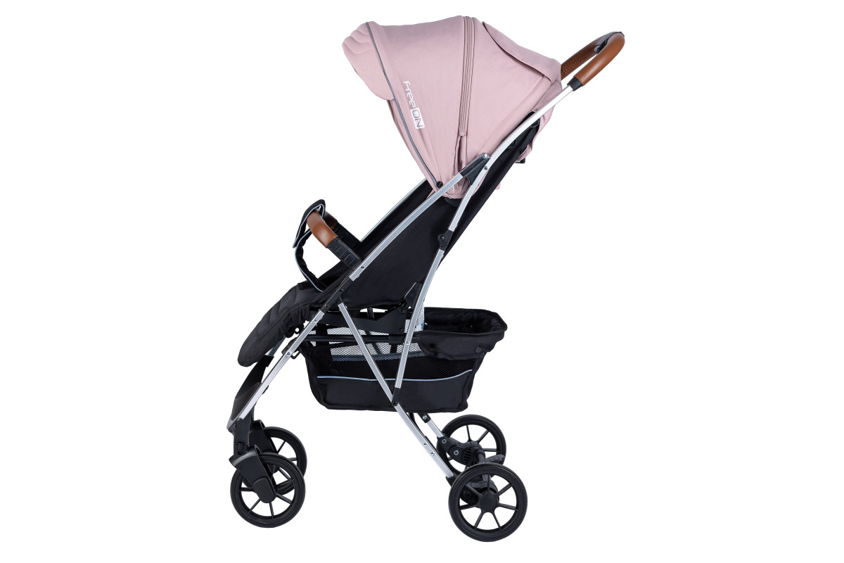 Коляска для дитини прогулянкова FreeON LUX Premium Dusty Pink-Black