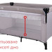 Ліжко-манеж дитяче FreeON Bedside з другим ярусом Grey