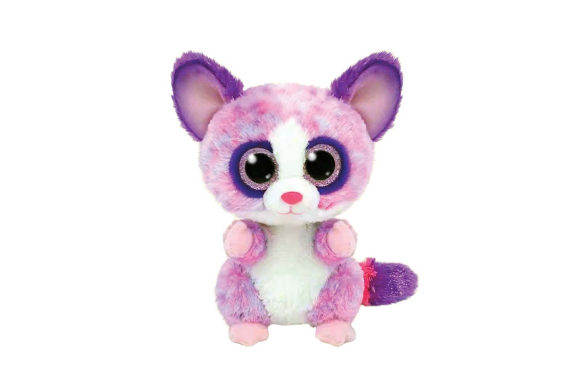 TY Beanie Boos Рожевий лемур "BECCA" 15 см