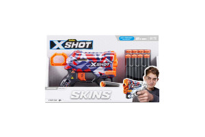 X-Shot Швидкострільний бластер Skins Menace Malice (8 патронів)