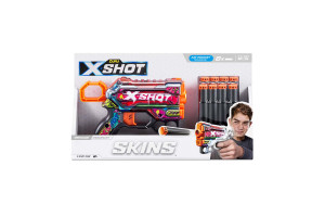 X-Shot Швидкострільний бластер Skins Menace Mercenary (8 патронів)