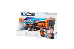 X-Shot Швидкострільний бластер Skins Griefer Shark Thrasher (12 патронів)