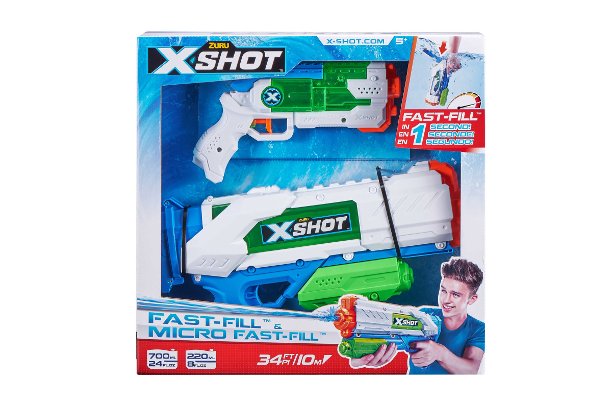 X-Shot Набір водних бластерів Fast Fill Medium And Small