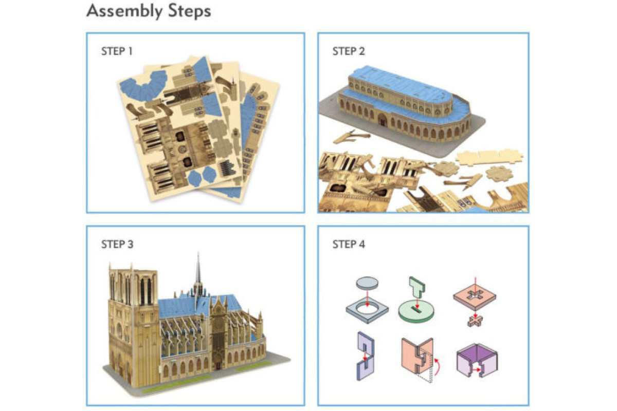 Cubic Fun Тривимірна головоломка-конструктор "Нотр Дам де Парі"