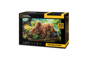 Cubic Fun Тривимірна головоломка-конструктор National Geographic Dino "Трицератопс"