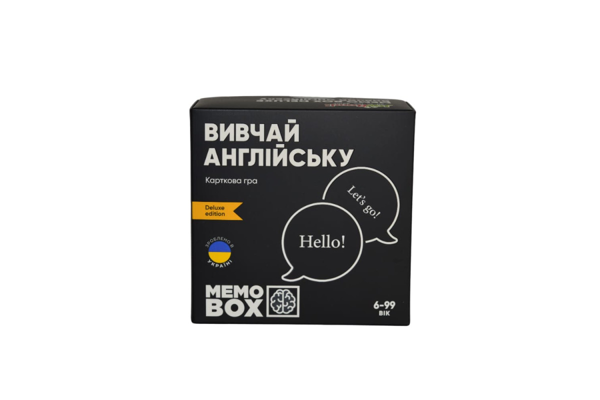 Настільна гра MemoBox Delux "Вивчай англійську"