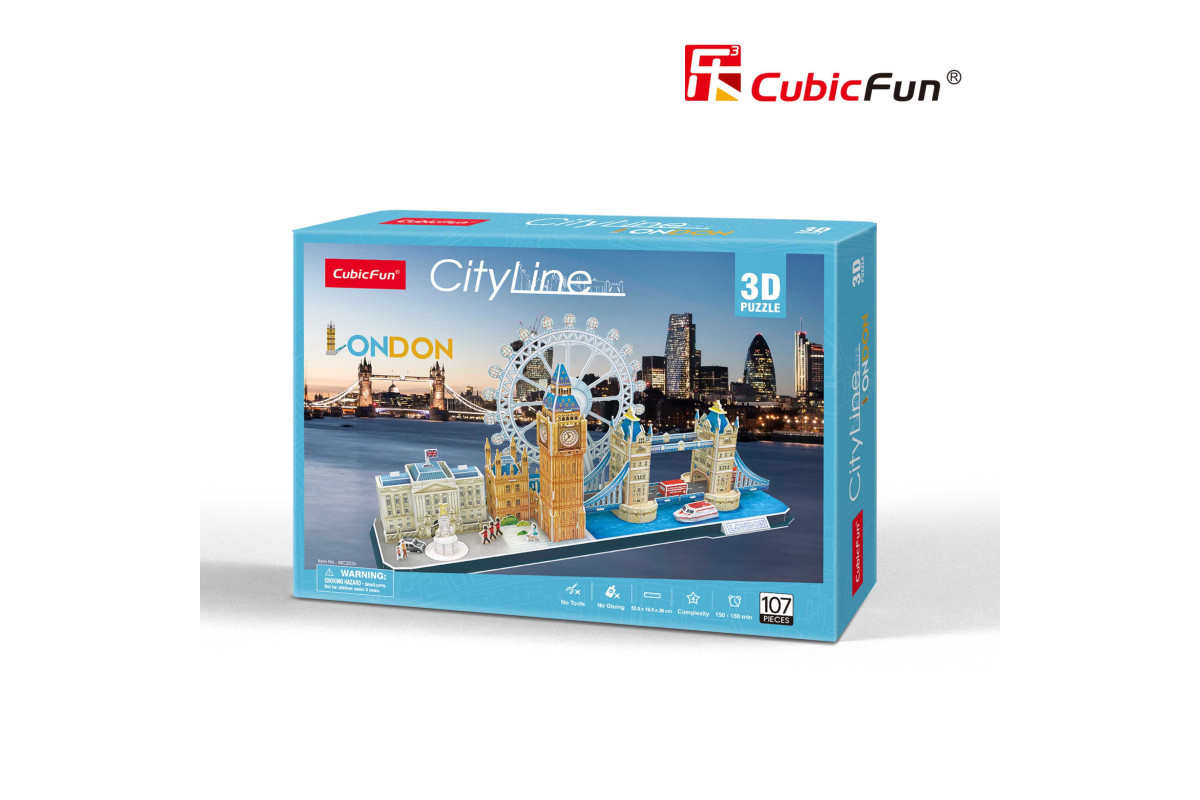 Cubic Fun Тривимірна головоломка-конструктор CITY LINE "LONDON"