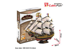 Cubic Fun Тривимірна головоломка-конструктор "HMS VICTORY"