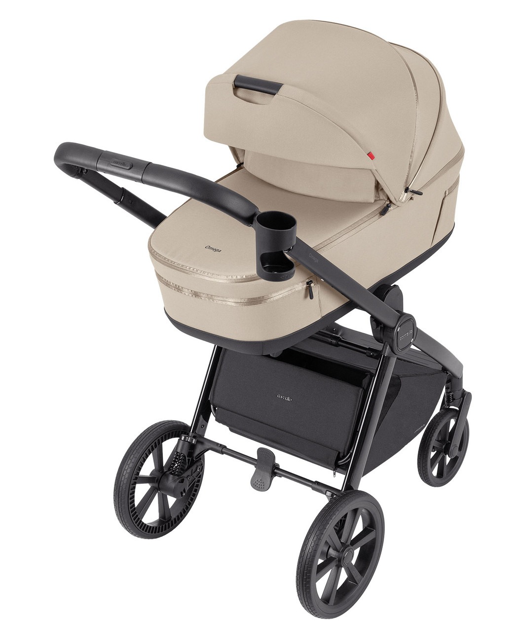 Коляска універсальна CARRELLO Omega CRL-6545/1 Solar Beige (3in1)